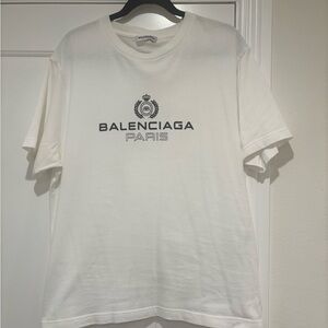 Balenciaga White Men's T-Shirt
